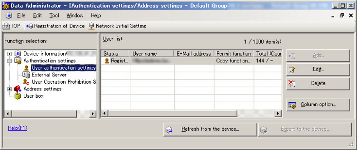 Authentication Settings