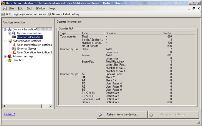 Device Information